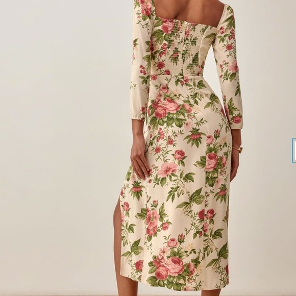 Reformation Hilda Dress in Jadin - Picture 7 of 15